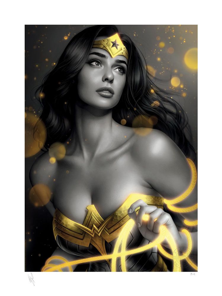 DC Comics Art Print Wonder Woman: Black & Gold 46 x 61 cm - unframed Sideshow Collectibles