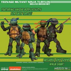 Teenage Mutant Ninja Turtles XL Akční Figures Deluxe Box Set 17 cm Mezco Toys