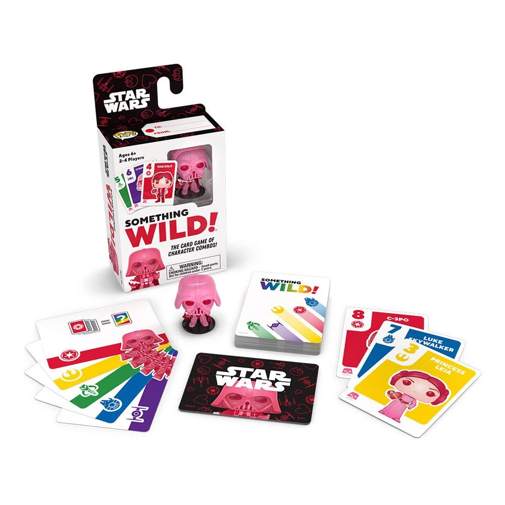 Star Wars Card Game Something Wild! Darth Vader Pink Edition Case (4) English Verze Funko