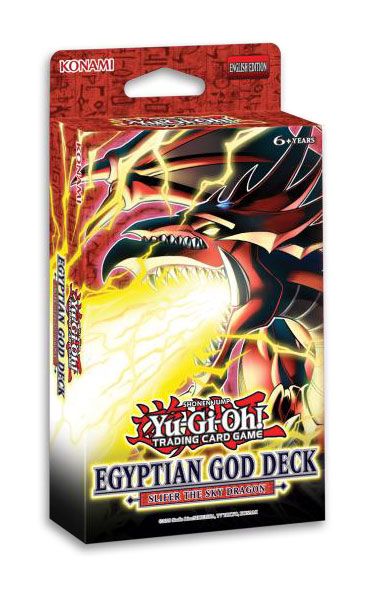Yu-Gi-Oh! TCG Egyptian God Deck: Slifer the Sky Dragon Display (8) Anglická Verze Konami