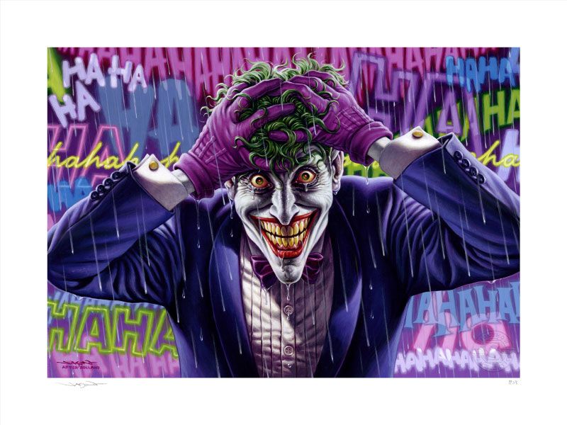 DC Comics Art Print The Joker: Last Laugh 46 x 61 cm - unframed Sideshow Collectibles
