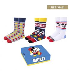 Disney Ponožky 3-Pack Mickey Mouse 36-41