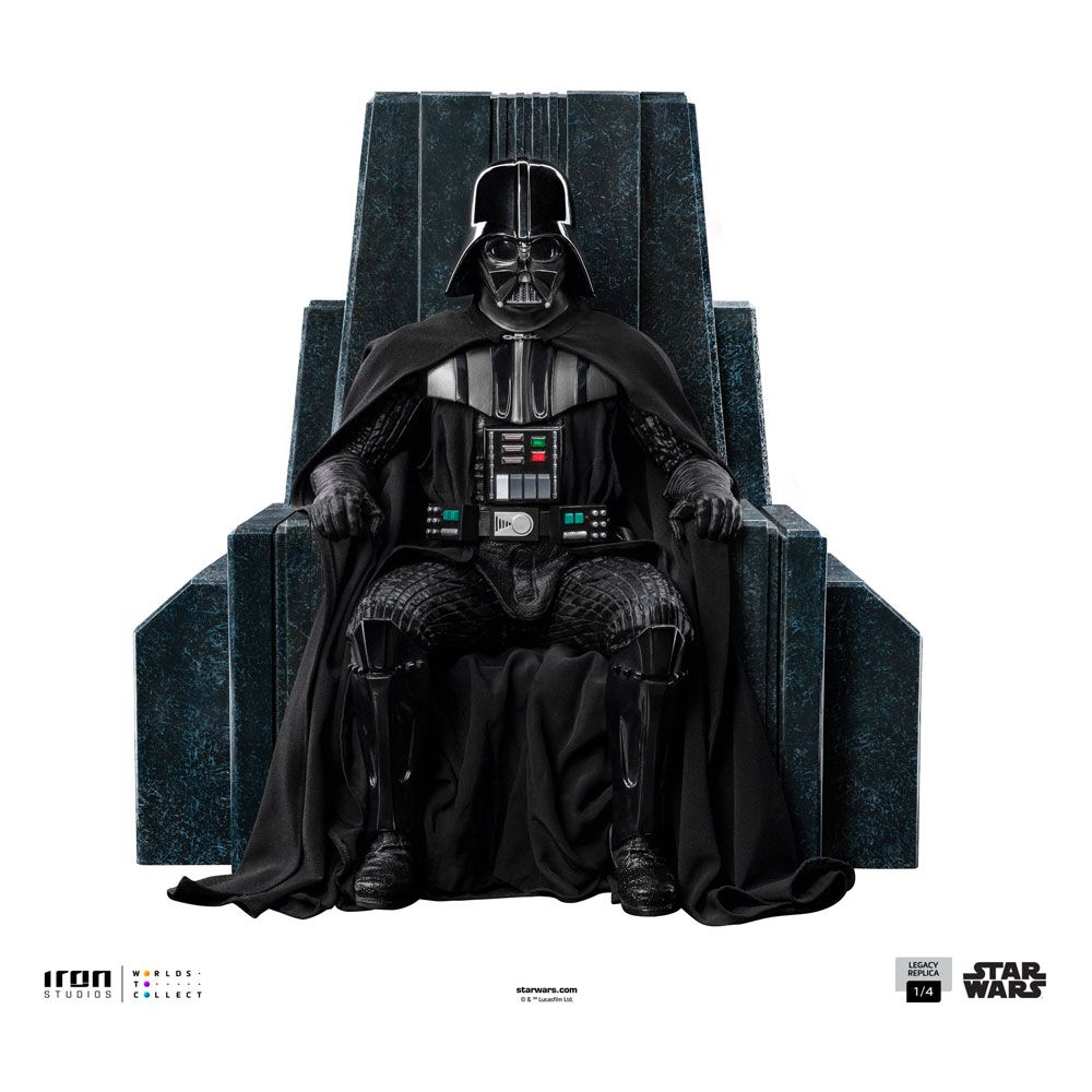 Star Wars Legacy Replika Soška 1/4 Darth Vader on Throne 81 cm Iron Studios