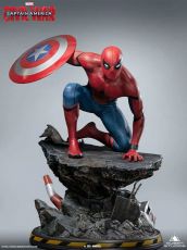 Captain America Civil War 1/4 Soška Spider-Man Captain America Premium Verze 40 cm