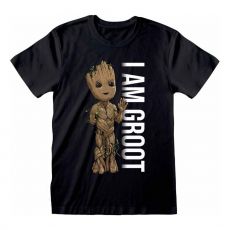 I Am Groot Tričko Portrait Velikost M