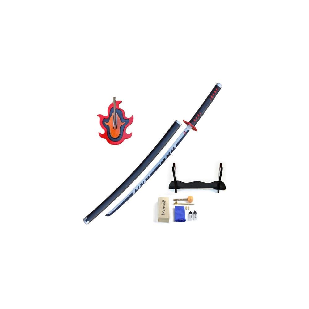 Demon Slayer Kimetsu No Yaiba Replika 1/1 Sword Tanjiro Kamado V2 Fire Breath 74 cm United Cutlery