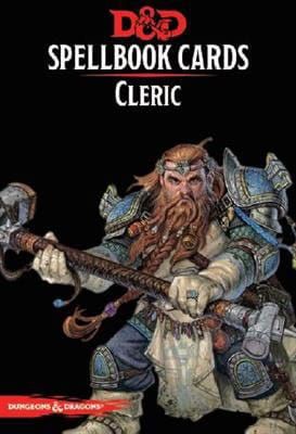 Dungeons & Dragons Spellbook Cards: Cleric Anglická Wizards of the Coast