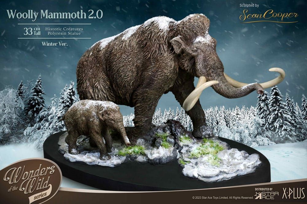 Historic Creatures The Wonder Wild Series Soška The Woolly Mammoth 2.0 22 cm X-Plus