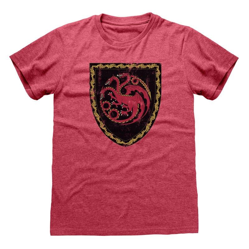 House Of The Dragon Tričko Targaryen Crest Velikost M Heroes Inc