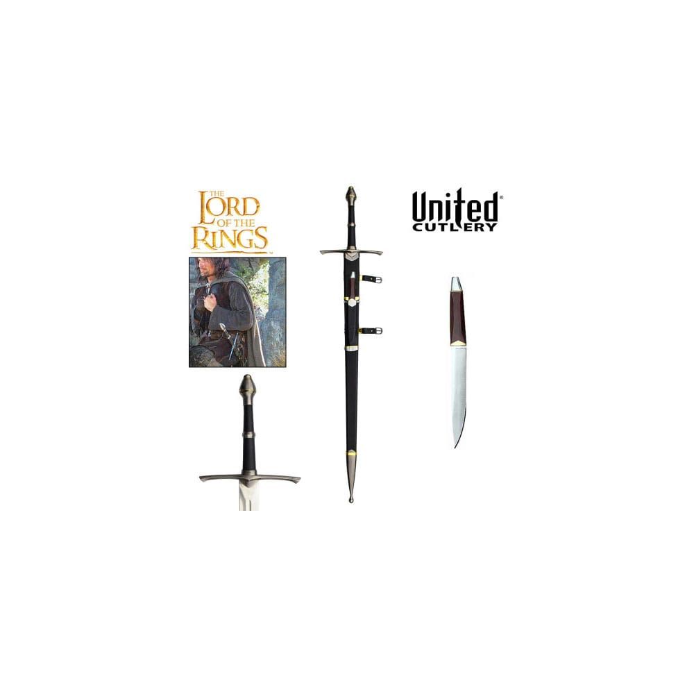 Lord of the Rings Replika 1/1 Sheath with Dagger for the Strider Sword United Cutlery