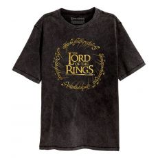 Lord Of The Rings Tričko Gold Foil Logo Velikost L