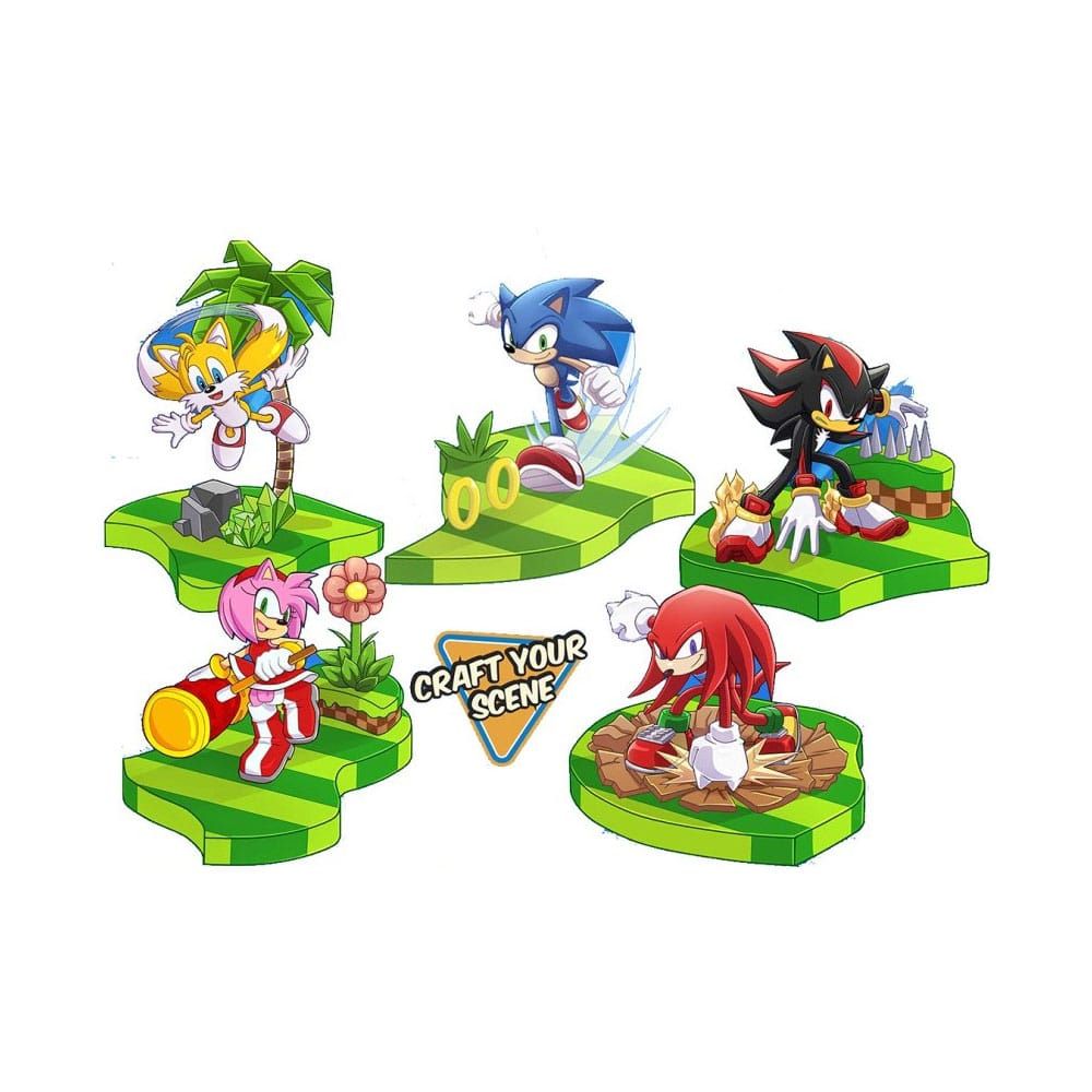 Sonic The Hedgehog Craftables Akční Figures 8 cm Display (12) Just Toys