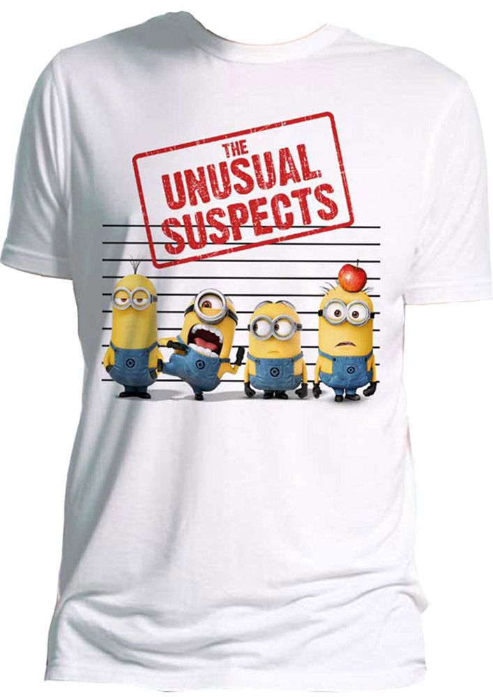 Despicable Me 2 tričko s potiskem The Unusual Suspects L Bioworld