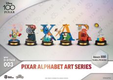 Disney Mini Diorama Stage Sochy 10 cm 100 Years of Wonder Pixar Alphabet Art Sada (6) Beast Kingdom Toys