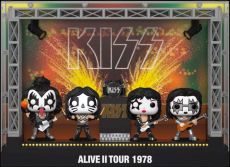 Kiss POP! Moments DLX vinylová Figure 4-Pack Alive II 1978 Tour 9 cm