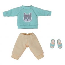 Original Character for Nendoroid Doll Figures Outfit Set: Mikina and Sweatpants (Light Blue)