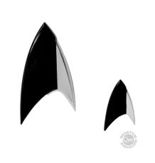 Star Trek Discovery Replika 1/1 Magnetic Black Odznak & Pin Set