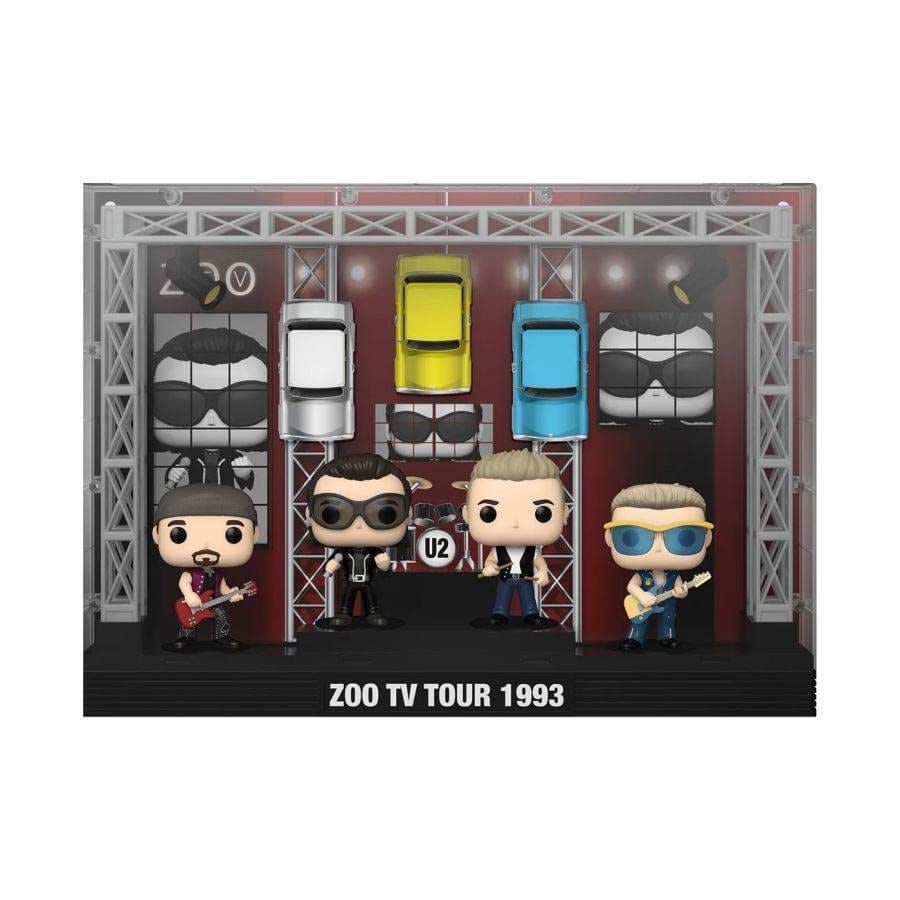 U2 POP! Moments DLX Vinyl Figure 4-Pack Zoo TV 1993 Tour 9 cm Funko