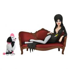 Elvira, Mistress of the Dark Toony Terrors  Figure Elvira on Couch 15 cm