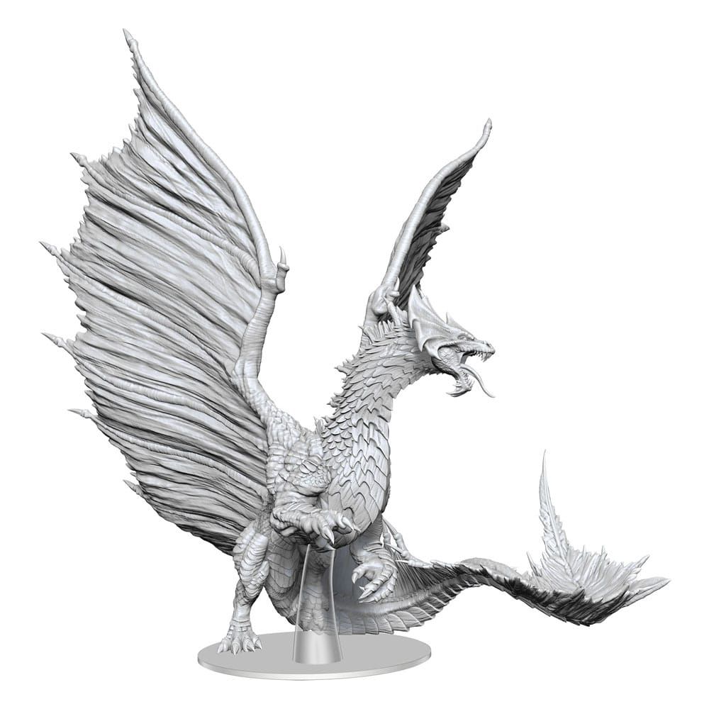 Dungeons & Dragons Frameworks Miniature Model Kit Adult Brass Dragon Wizkids