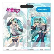 Hatsune Miku Pin Placky 2-Pack Set D