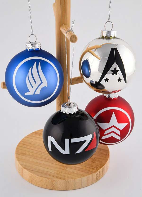 Mass Effect Hanging Tree Ornament Glass Ball Ornament Set 12 cm DEVplus