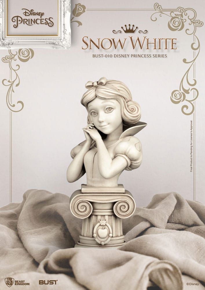 Disney Princess Series PVC Bysta Snow White 15 cm Beast Kingdom Toys