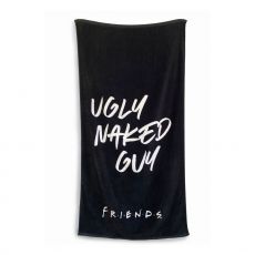 Friends Ručník Ugly Naked Guy Black 150 x 75 cm