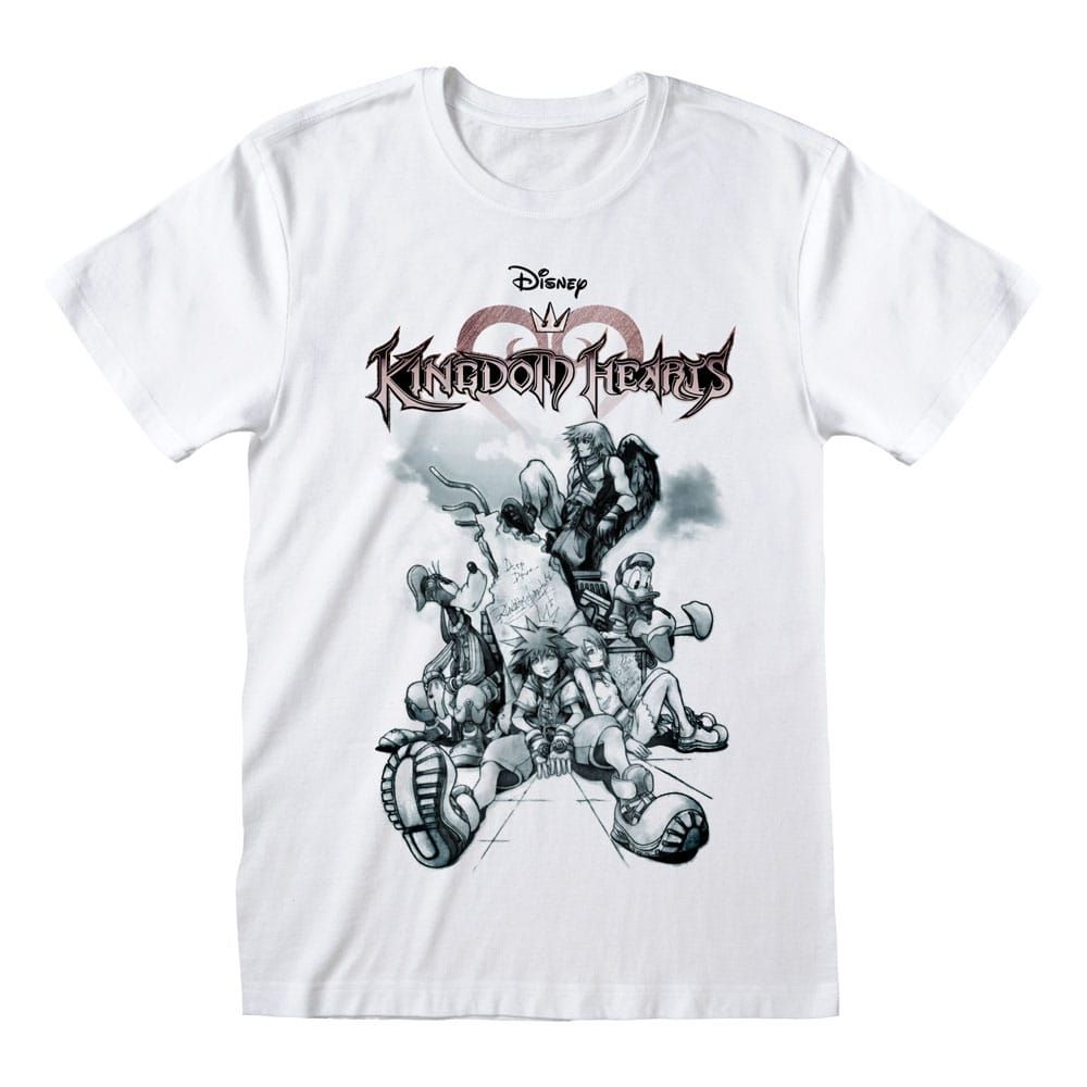 Kingdom Hearts Tričko Skyline Velikost S Heroes Inc