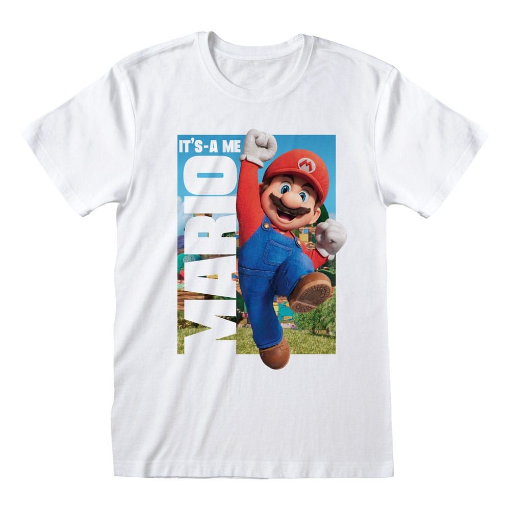 Super Mario Bros Tričko It's A Me Mario Fashion Velikost S Heroes Inc