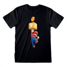 Super Mario Bros Tričko Mario Coin Fashion Velikost XL