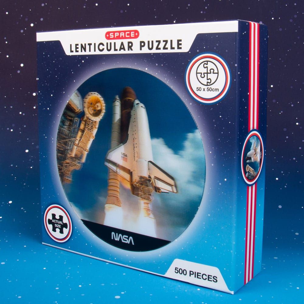NASA Lenticualar Puzzle Space Shuttle (500 pieces) Fizz Creations
