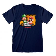 Super Mario Bros Tričko Plumbing Fashion Velikost M