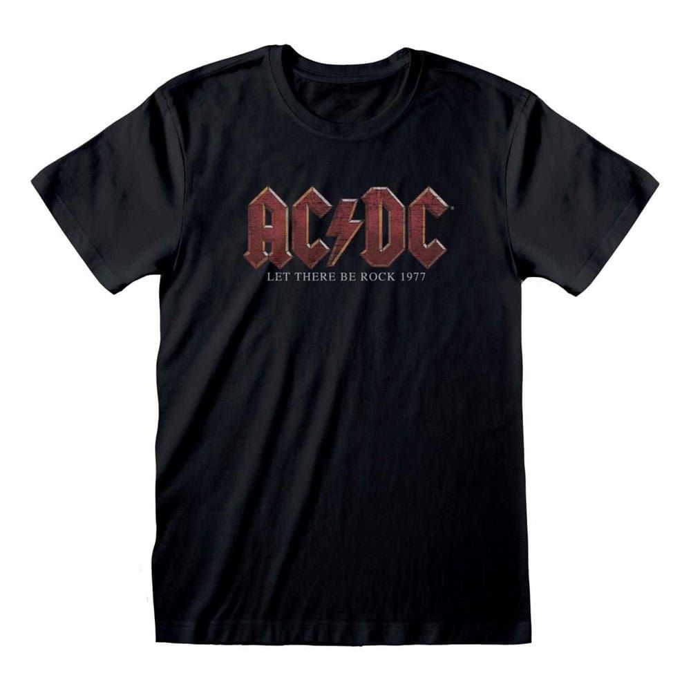 AC/DC Tričko Let There Be Rock Velikost M Heroes Inc