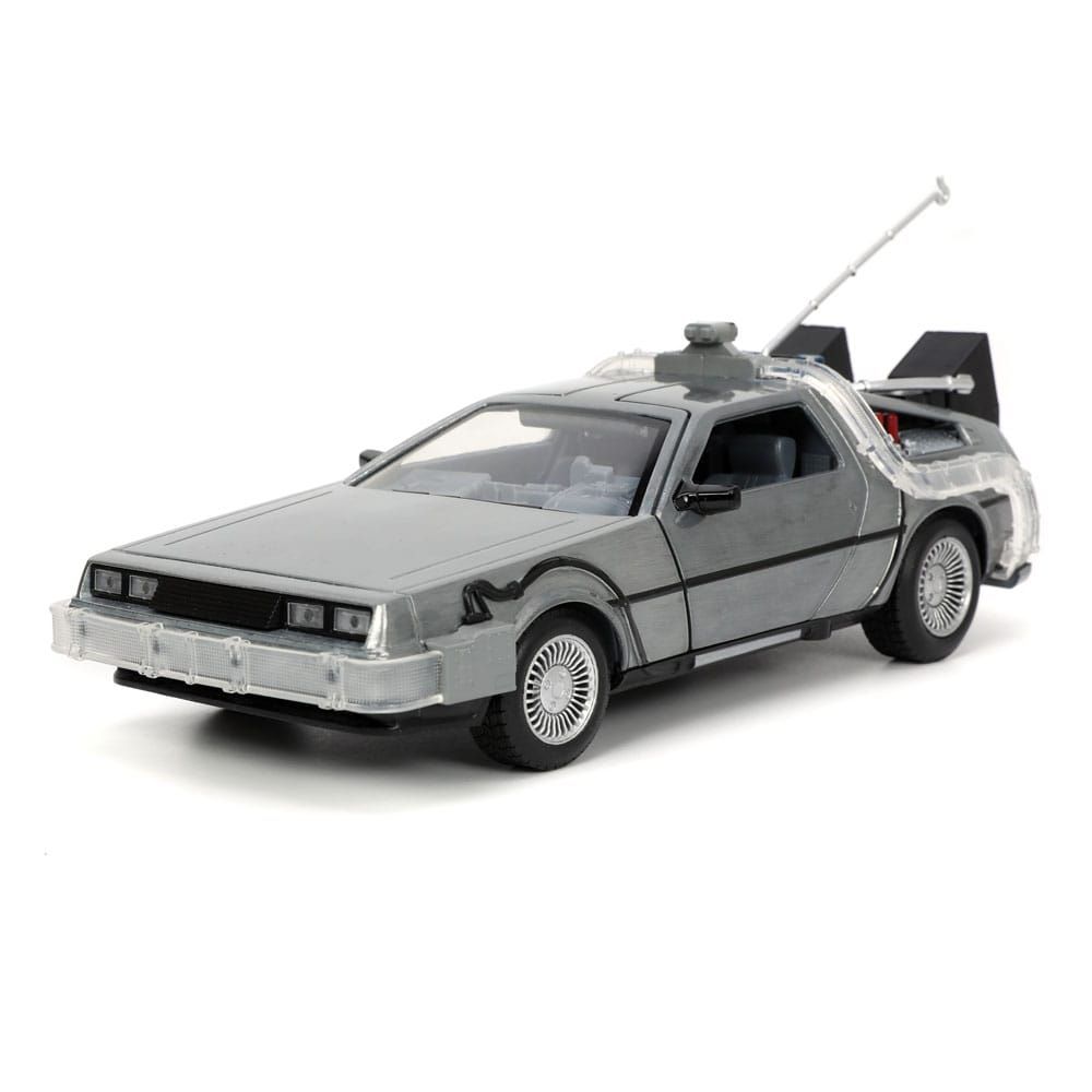 Back to the Future Hollywood Rides Kov. Model 1/24 Back to the Future 1 Time Machine Jada Toys