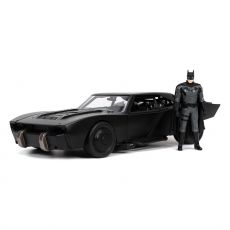 Batman 2022 Hollywood Rides Kov. Model 1/24 2022 Batmobile with Figure