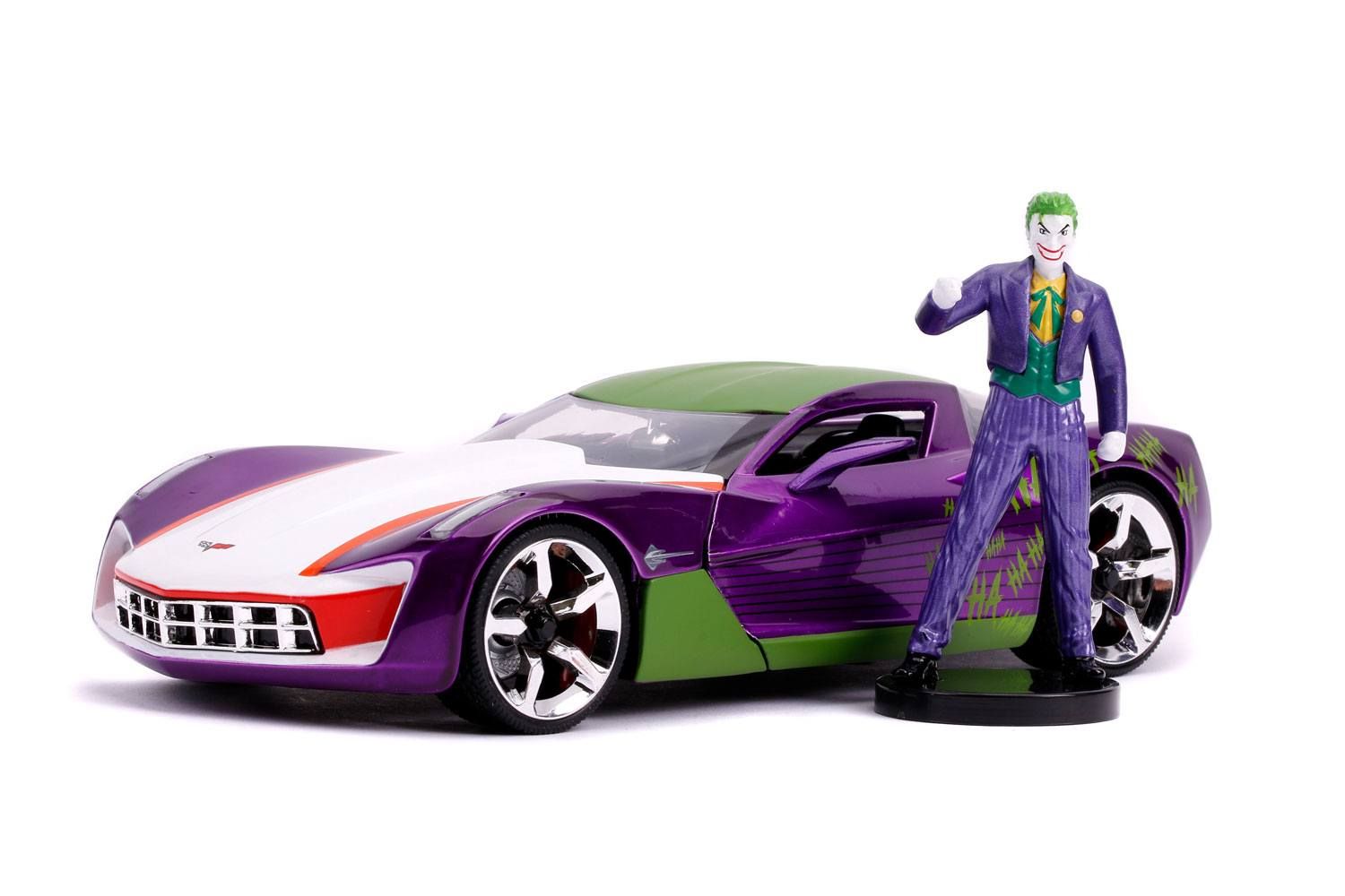 DC Comics Kov. Model 1/24 2009 Chevy Corvette Stingray with Figure Jada Toys