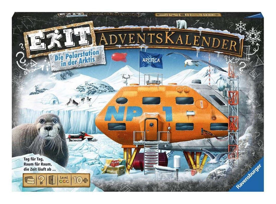 EXIT Advent Kalendář Die Polarstation in der Arktis Německá Verze Ravensburger