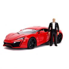 The Fast and Furious Kov. Model Hollywood Rides 1/18 Lykan Hypersport with Dom Figurka