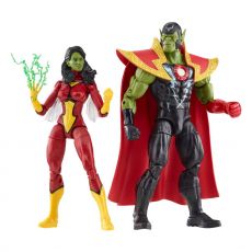 Avengers: Beyond Earth's Mightiest Marvel Legends Akční Figures Skrull Queen & Super-Skrull 15 cm