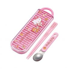 Hello Kitty Jídelní hůlky & Spoon Sweety pink