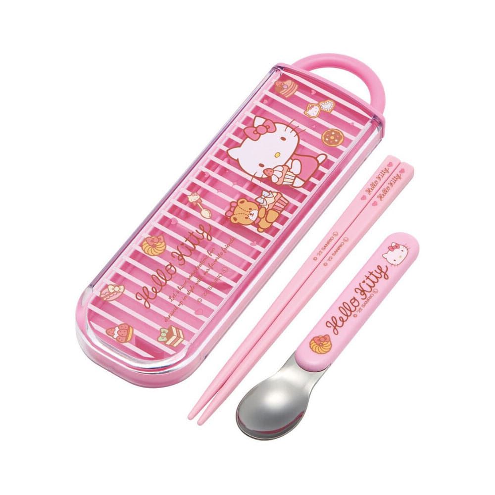 Hello Kitty Jídelní hůlky & Spoon Sweety pink Skater