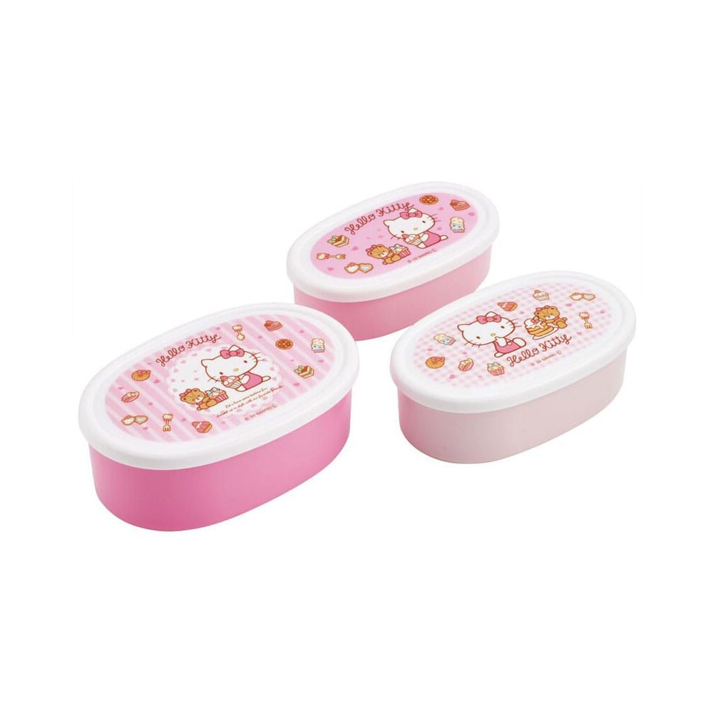 Hello Kitty Set of 3 Lunch Box Sweety pink Skater