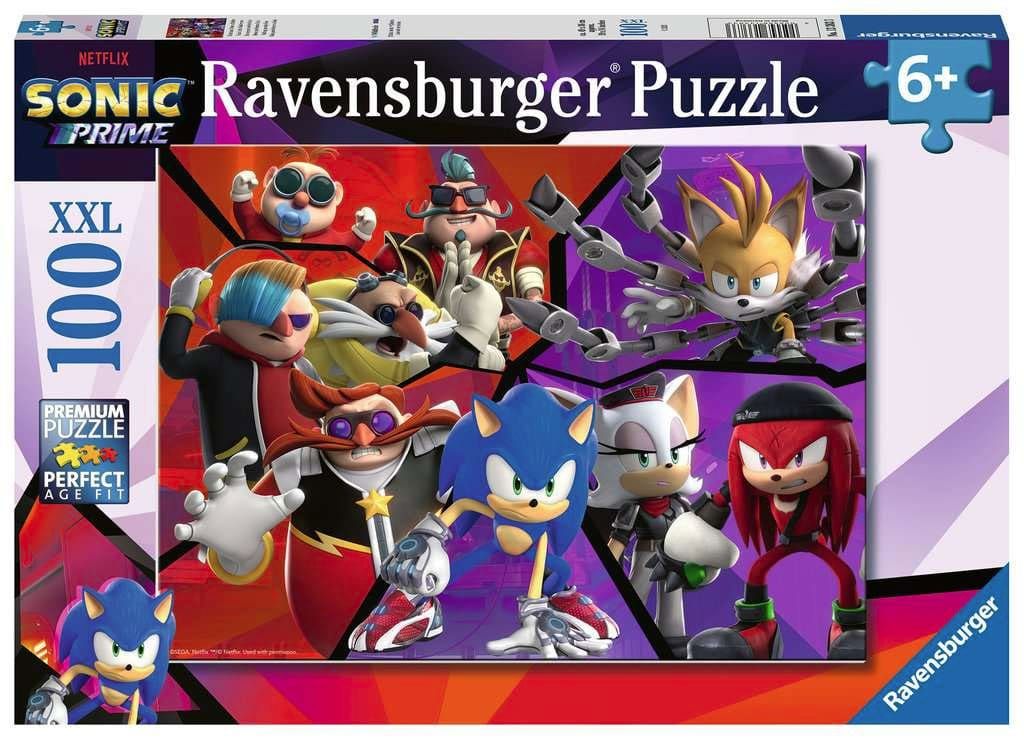 Sonic Prime Children's Jigsaw Puzzle XXL Sonic & Villains (100 pieces) Ravensburger