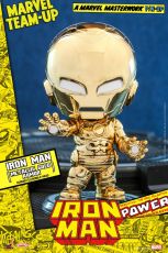 Marvel Comics Cosbaby (S) Mini Figure Iron Man (Metallic Gold Armor) 10 cm