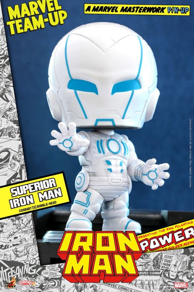 Marvel Comics Cosbaby (S) Mini Figure Superior Iron Man 10 cm Hot Toys