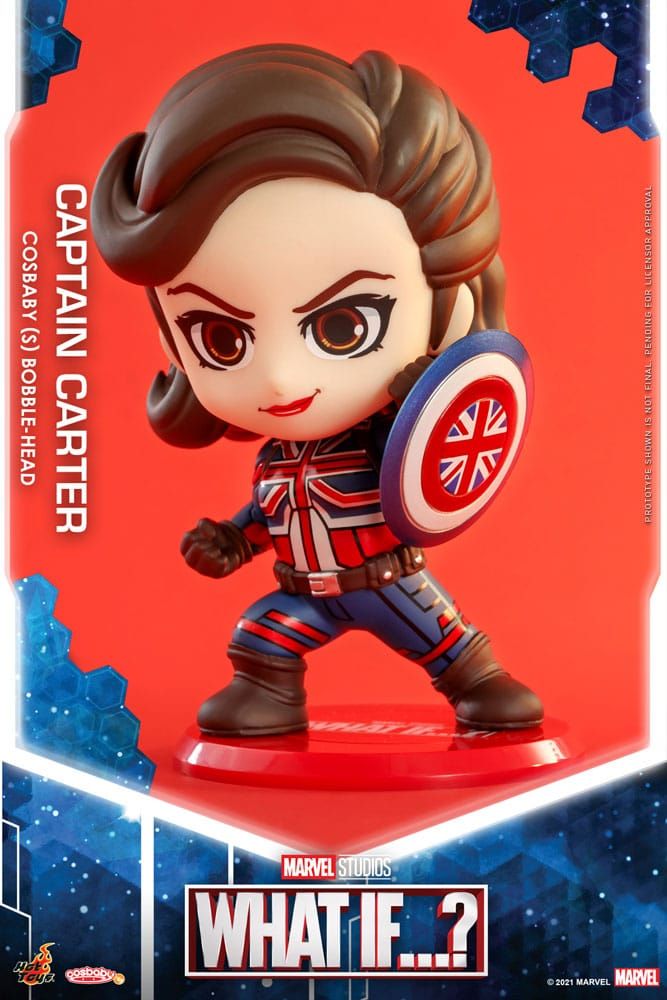 What If...? Cosbaby (S) Mini Figure Captain Carter 10 cm Hot Toys