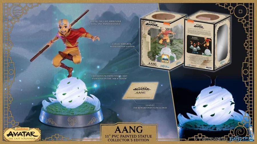Avatar: The Last Airbender PVC Soška Aang Collector's Edition 27 cm First 4 Figures