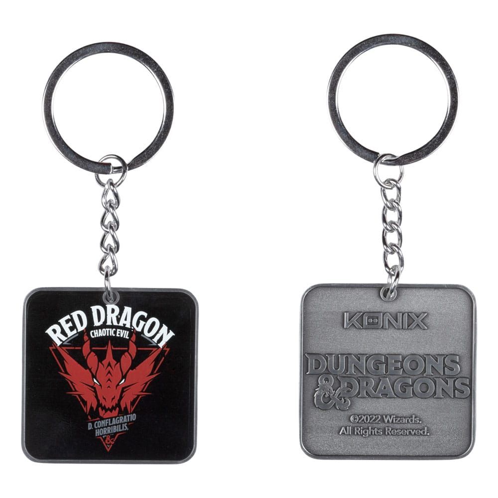 Dungeons & Dragons Keychain Red Dragon Konix