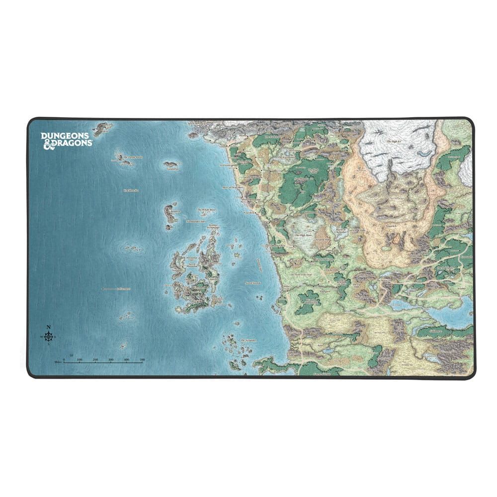Dungeons & Dragons XL Mousepad Faerun Map Konix